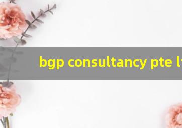 bgp consultancy pte ltd